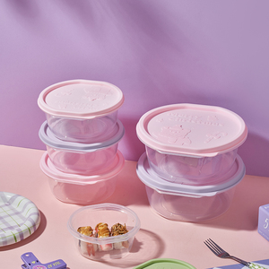 Modern Design BPA Free Refrigerator Storage <strong>Box</strong> Plastic Food Storage Container <strong>Nesting</strong> Kitchen Storage Containers <strong>with</strong> <strong>Lid</strong> - Product Image 3