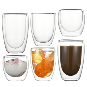 Factory Direct Sales in a Variety of Specifications Transparent Borosilicate Double Wall Glass Coffee <strong>Cup</strong> - Product Image 1