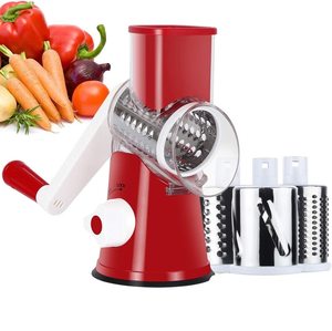 Manuel döner peynir rende yuvarlak yuvarlanan kutu parçalayıcı davul kolu ile çok fonksiyonlu meyve ve sebze kesici - Product Image 5