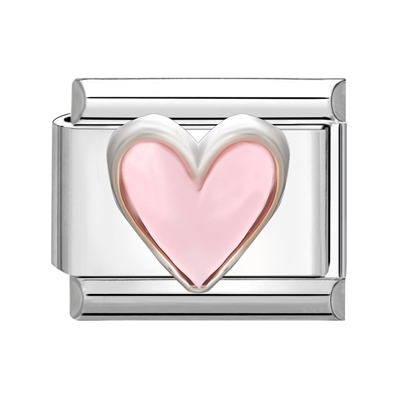 corazon rosa