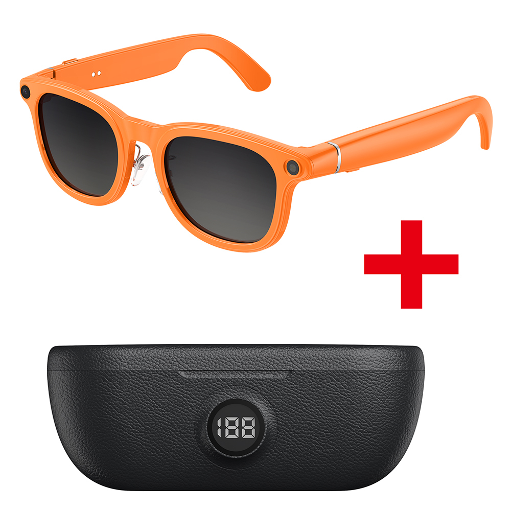 Orange Black Charging case
