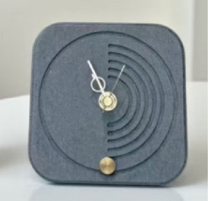 Horloge en diatomite naturelle écologique pour la décoration intérieure Caractéristiques d'absorption d'humidité pour la chambre et le salon - Product Image 4