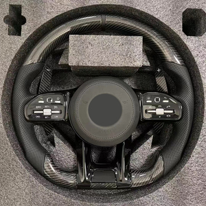 メルセデスベンツトンボステアリングホイール用カーボンファイバーAMGステアリングホイールW223W253 W213 W205 W222 W206 W213 W218