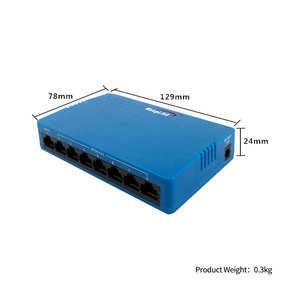 Conmutador de red PoE inverso de 8 puertos Gigabit compatible con salida de entrada de 15V-56V para enrutador inalámbrico AP ONU - Product Image 2
