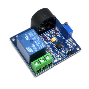 リレー保護モジュール5A電流過流保護スイッチ出力AC電流検出センサーモジュール5V 12V 24V - Product Image 1