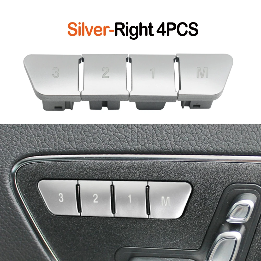 Argent Droit 4 PCS