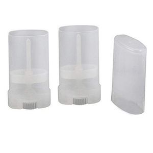 OEM OEM 15ml Rỗng Refill nhựa trong suốt khử mùi <span class=keywords><strong>Crayon</strong></span> Lip Balm Ống chai Container hình bầu dục DIY Son môi môi chủ trường hợp - Product Image 2
