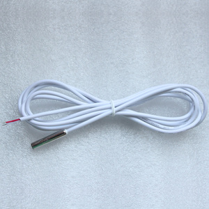 ホワイトラウンドシースケーブル2ピンアナログ出力0-10V温度センサー - Product Image 3