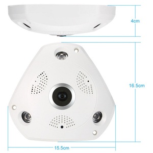 高品质IP 1.3 MP鱼眼镜头360度全景IP VR 360鱼眼摄像机用于天花板摄像机，价格优惠 - Product Image 2