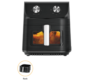 Electric Air Fryer 9/10.5Liter Oil-Free with <strong>Temperature</strong> <strong>Control</strong> <strong>and</strong> <strong>Timer</strong> Non-Stick Basket <strong>and</strong> Without Oil - Product Image 4