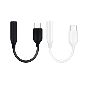 USB C至3.5毫米音频适配器类型C AUX插孔全新三星和手机电源适配器 - Product Image 2