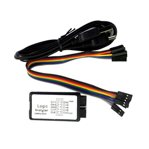 USBロジックアナライザー24M 8CHマイクロコントローラーARM FPGAデバッグツール24MHz、16MHz、12MHz、8MHz、4MHz、2MHz - Product Image 1