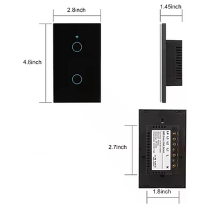 Wireless <strong>Digital</strong> Modern Remote Control Smart Wall Light <strong>Switches</strong> on Off Uk Eu Usa Standard WiFi Power <strong>Switch</strong> for Homes