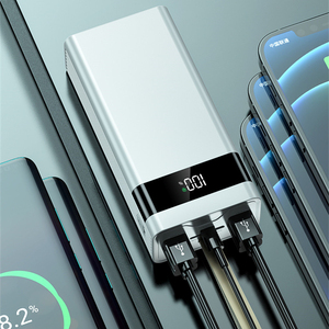 Real Fast Charging 22.5W PD QC3.0 Large Capacity 5 <strong>Output</strong> 3 <strong>Input</strong> LED Portable Charger Powerbank 50000 Mah Power Bank - Product Image 5