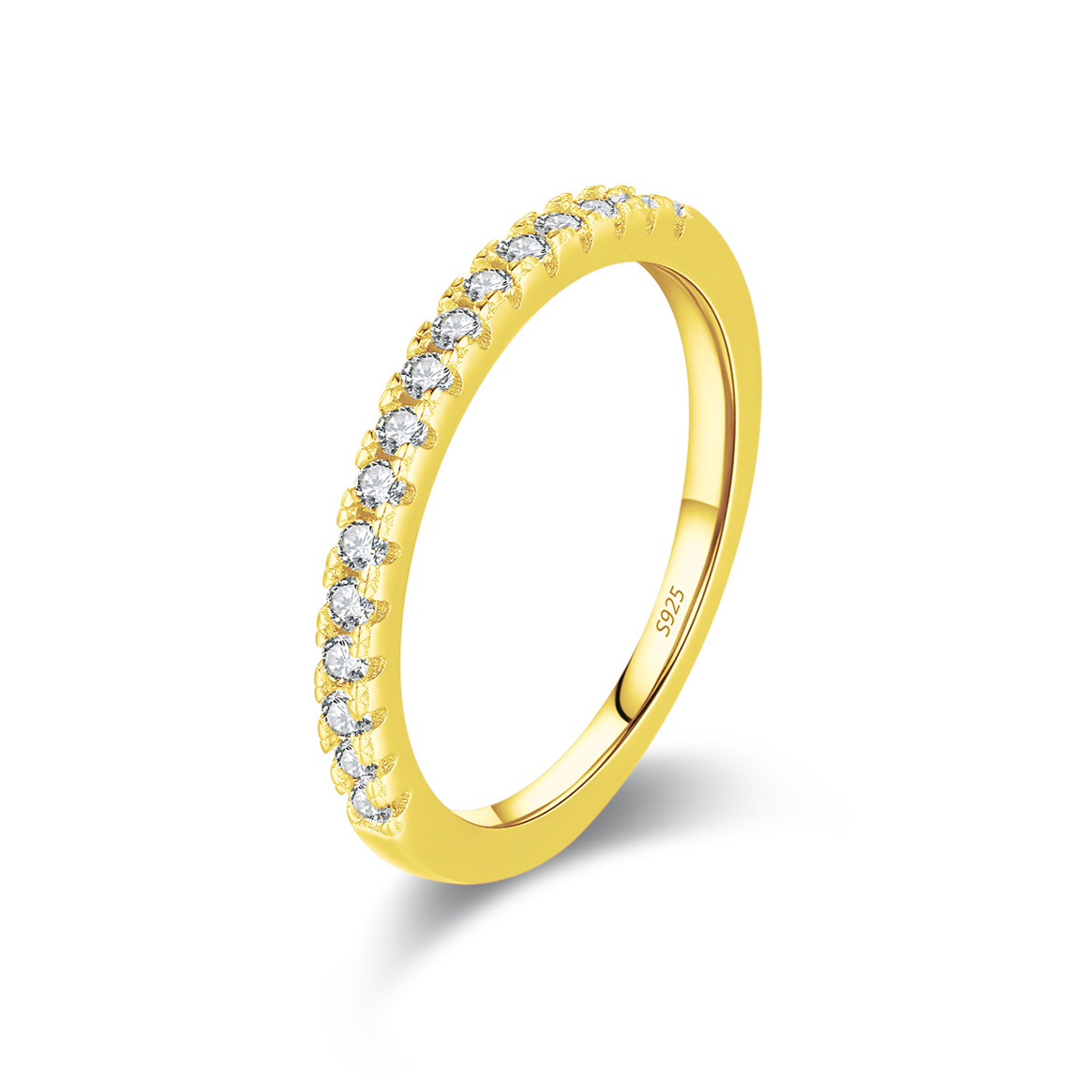 bague éternité classique en or