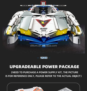 JIESTAR92033フューチャーGPXサイバーフォーミュラユナイテッドアスラダG.S.Xレーシングカービルディングブロックモデルおもちゃ - Product Image 4