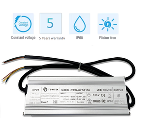 DC电源系统12V 24V 36V 48v变压器发光二极管驱动输入100V 220V 240V 150W输出6.25A 4.16A 3.1A电源IP65 IP67