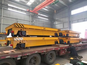 Veicolo della piattaforma di trasferimento ferroviario da 20 tonnellate controllato elettricamente per la costruzione di varie applicazioni attrezzature per la movimentazione dei materiali - Product Image 4