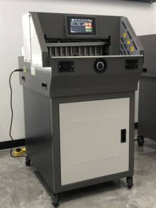 FRONT E460T Factory Price Electric Table Top Guillotine Paper <strong>Cutter</strong> Paper Automatic <strong>Cutter</strong> Cutting Machine - Product Image 2
