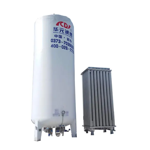 Tanque de armazenamento 50 cbm, baixa temperatura horizontal da pressão do recipiente lng da pressão