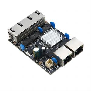 Gigabit POE Switch Ethernet PCB Board 5 porte Ethernet modulo Switch di rete Non standard POE per telecamere di sicurezza OEM ODM