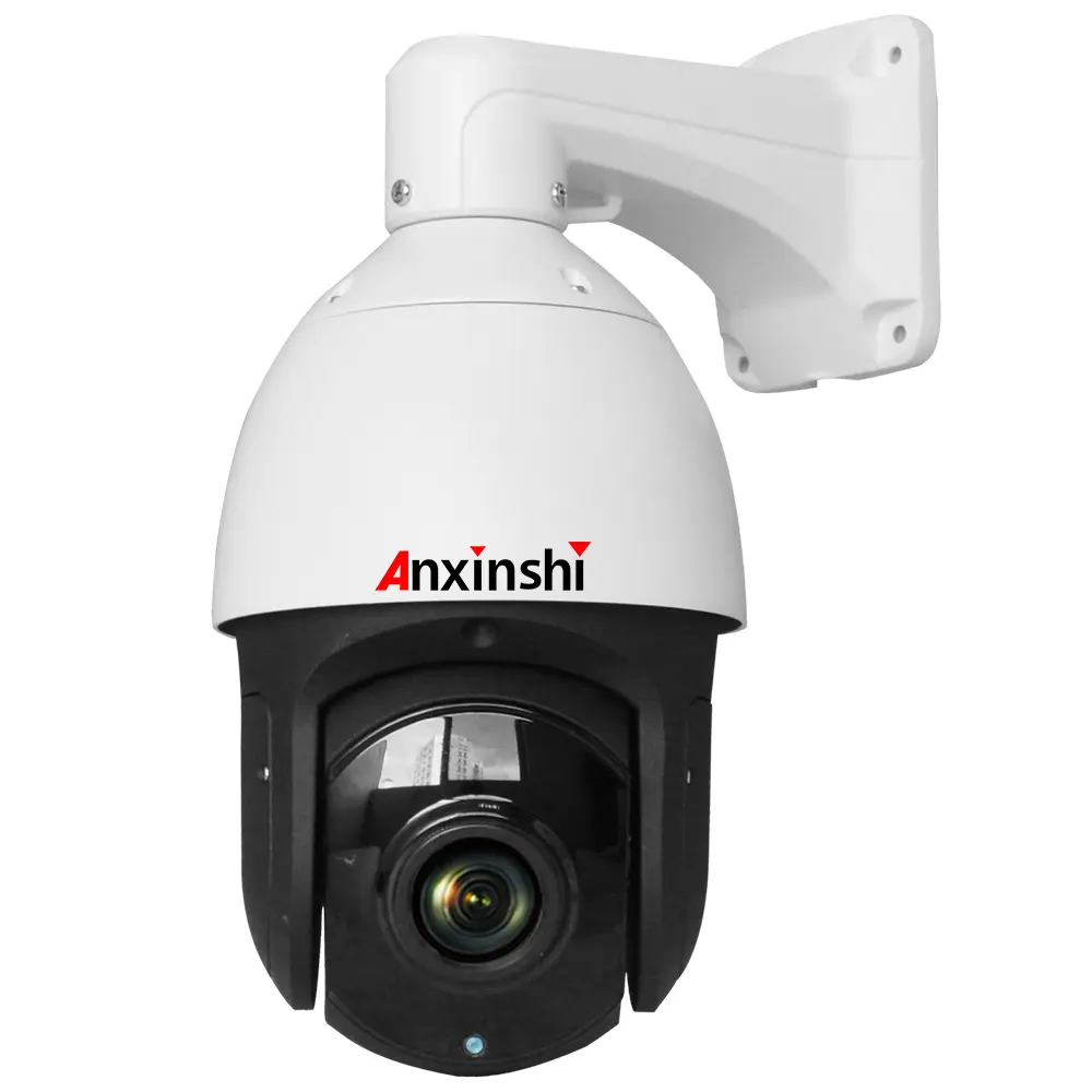 Anxinshi câmera de vigilância h.265 hd 5.0mp zoom de 30x, starlight de cor completa a laser 300m, alta velocidade, dome, cctv