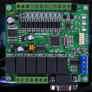 Controlador lógico programable PLC, 8 puntos de entrada/salida, FX2N-16MT de salida de transistor
