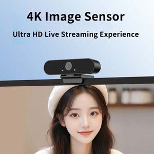 אוטומטי מצלמת אינטרנט 4k עם מובנה 30fps הזרמת עבור tiktok/youtube כיסוי פרטיות & mics עבור tiktok/youtube כיסוי פרטיות & mics עבור זרם חי hs12af