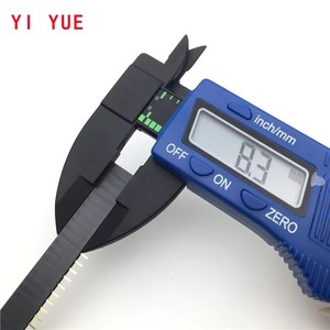 20 adet 10 Pairs 40 Pin 1x40 tek sıra erkek ve kadın 2.54 bozulabilir Pin başlık PCB JST bağlayıcı şerit Arduino için siyah