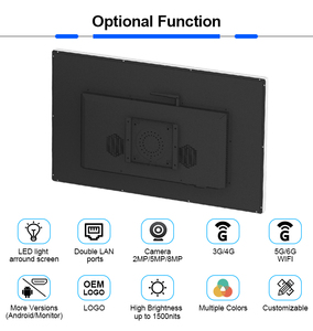 Alta calidad Allinone Core I3 i5 i7 i9 Pantalla táctil Montaje en pared 24 27 32 pulgadas Pantalla táctil PC Todo en una computadora - Product Image 3
