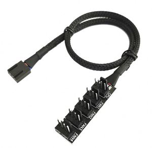 5 Port 40cm 1 to 5 4-pins PWM Fan <strong>CPU</strong> Hub Computer PC Case Chasis Cooler Power Extension Cable Splitter Adapter Controller - Product Image 1