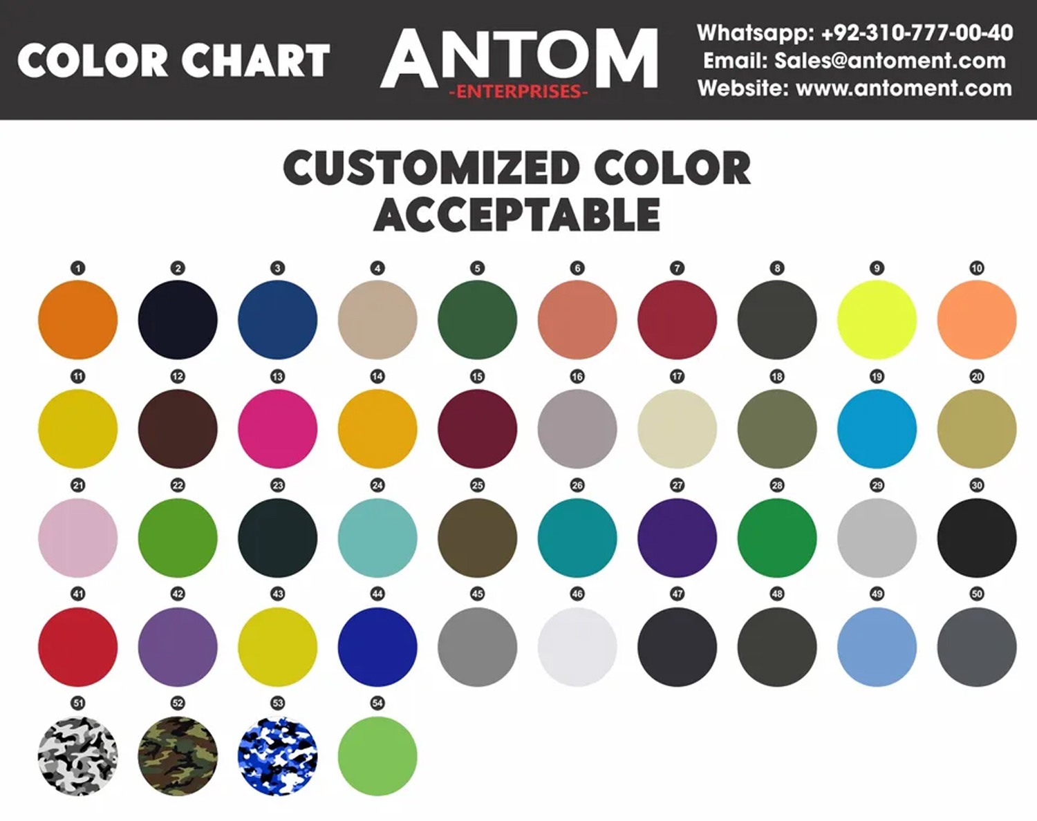 Color Chart
