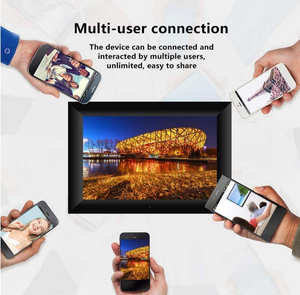 1920 IPS pantalla táctil LCD HD pantalla App Control inalámbrico nube imagen vídeo inteligente Android 10 pulgadas WIFI marco de fotos Digital - Product Image 5