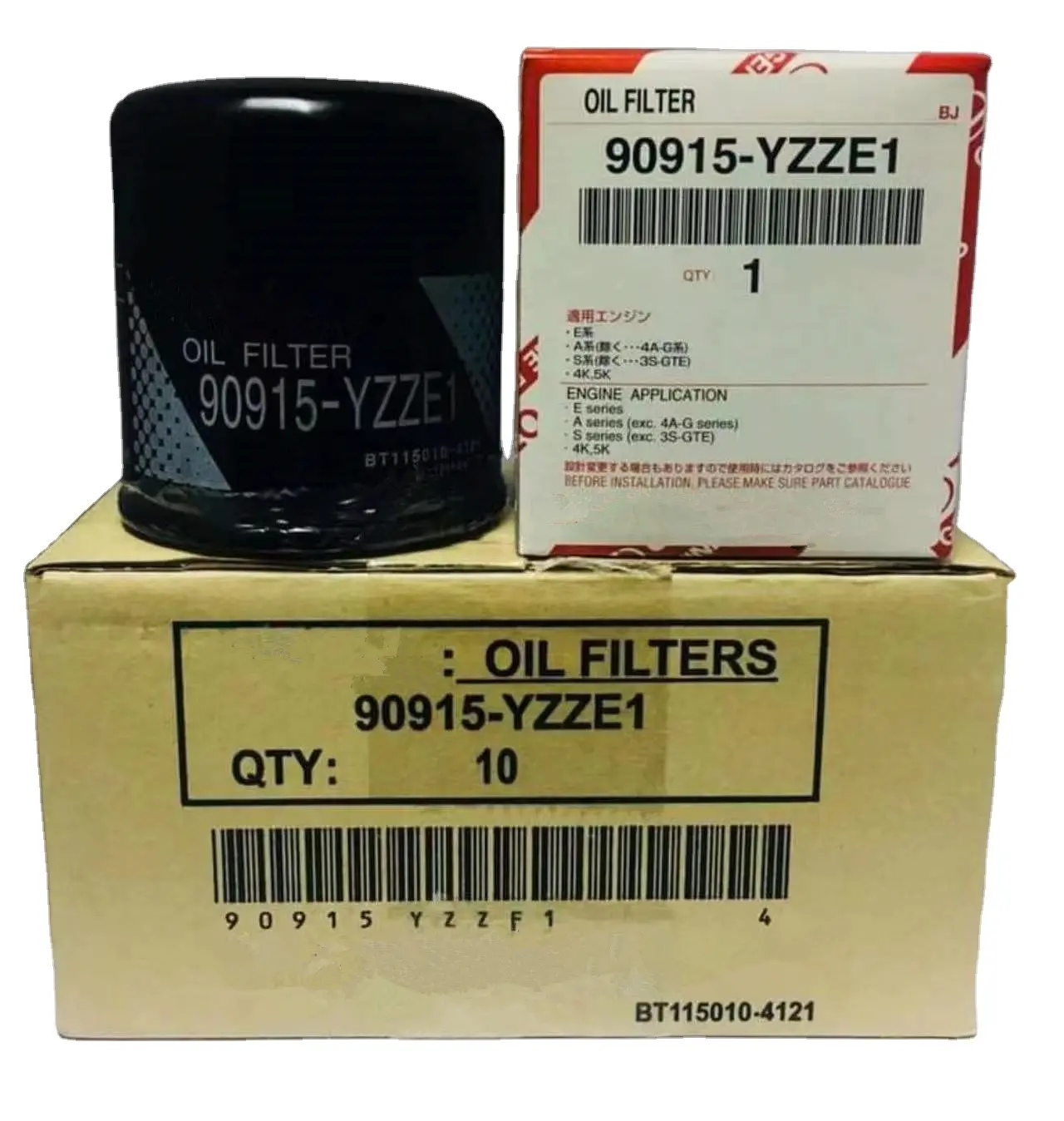 Filtro de óleo 90915 yzze1 90919-10001 para toyota/dodge camry liftback