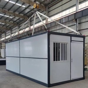 <span class=keywords><strong>2025</strong></span>豪华钢架20英尺预制折叠集装箱房卡萨预制住宅折叠集装箱小房子待售
