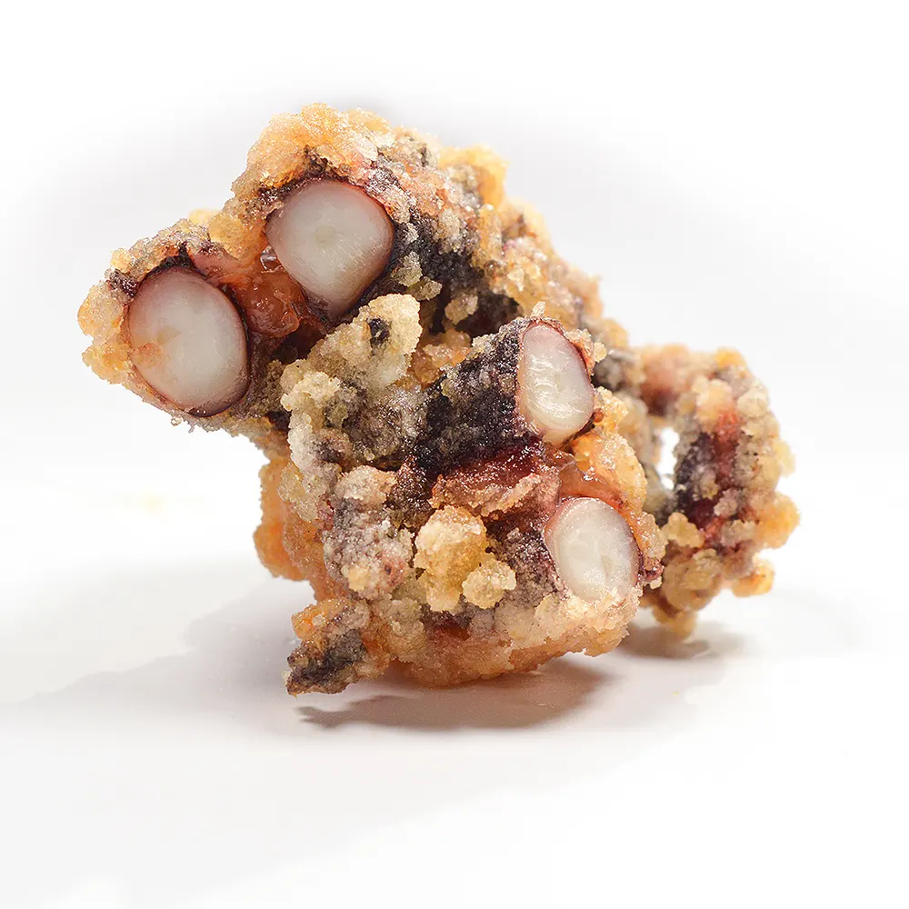 Cibo fritto qualità superiore prezzo all'ingrosso cucina congelato Bento Snack Karaage Squid