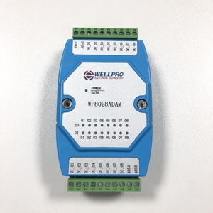 6AI 4DI 4DO <strong>0</strong>-20MA 4-20MA <strong>Input</strong> <strong>Digital</strong> <strong>Input</strong> and <strong>Output</strong> Module RS485 MODBUS RTU Communication WP9038ADAM WELLPRO
