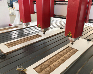 Enrutador de madera CNC de cabezales múltiples de alta eficiencia, fresadora CNC 3D de 5 ejes, mesa giratoria, máquina enrutadora Cnc de cabezales múltiples - Product Image 4