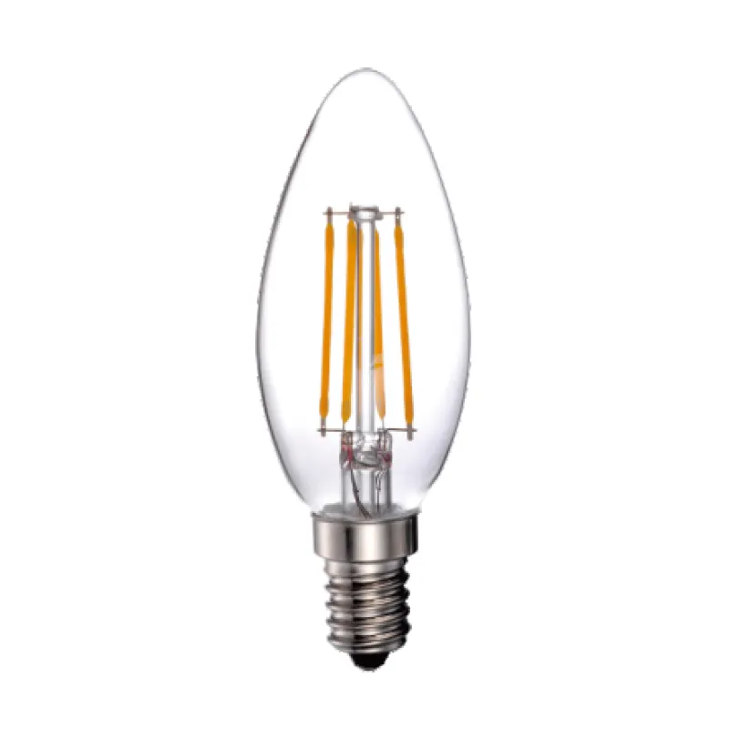 Fabriek Prijs Led Edison BA35 B35 Filament Kaars Led Lampen 2/4.5/ 2.9/5W Dimbare Lampen Led Licht E14 Base