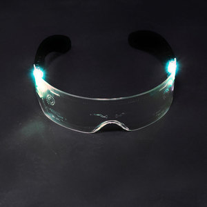 Cosplay LED Light up kính phát sáng trong bóng tối Nguồn cung cấp bên ánh sáng lên kính mặt trời <span class=keywords><strong>2025</strong></span> Shades màn trập cho người lớn - Product Image 2