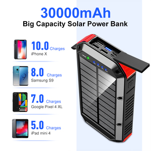 <strong>Factory</strong> High Capacity 18W Fast Charging 30000mAh Power Bank Portable with 6 <strong>Device</strong> <strong>Outputs</strong> and Wireless Charge - Product Image 4