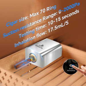 Raching Reserva Precise Climate-controlled Electronic Cigar Cabinet Humidor with Cigar Suction Resistance <strong>Detection</strong> <strong>Function</strong> - Product Image 6