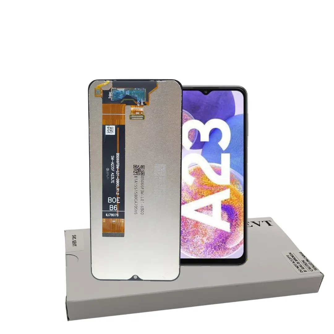 Original New Service Pack LCD A235 für Samsung A23 4G Mobiltelefon reparierte Teile LCD mit offiziellem SVC SEVT Service Pack