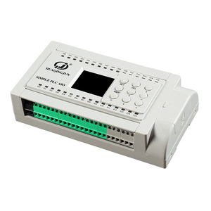 Huaqingjun 16 <strong>Inputs</strong> 8 <strong>Outputs</strong> Relay <strong>Output</strong> PLC Analog <strong>Inputs</strong> <strong>Outputs</strong> 0-20mA Easy Programmable PLC for Analog Sensors