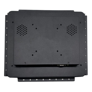 Marco de metal integrado 15 pulgadas frontal impermeable cuadrado táctil capacitiva WIFI POE RJ45 red computadora industrial todo en una PC