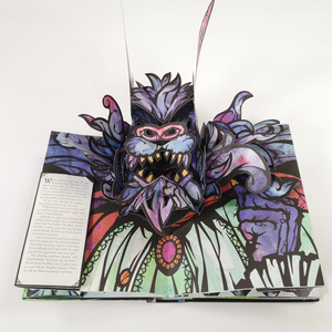 中国工厂定制印刷A5/A6纸板图片着色漫画3d儿童弹出式书籍 - Product Image 3