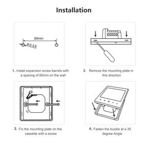 Controlador de temperatura del termostato inteligente WiFi para equipos de calentamiento de agua Pantalla LCD Botón táctil Aplicación programable - Product Image 4