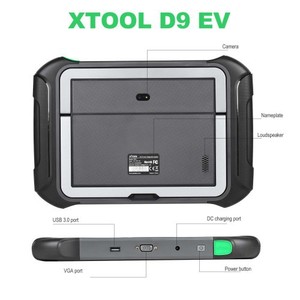 XTOOL D9EV D9 EV strumenti diagnostici per auto auto elettrica Tesla BYD con rilevamento batteria attivo Test ECU codifica