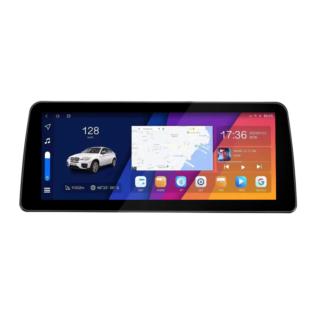 12.3 polegadas Tela Giratória 1 din/2 din Universal Android Carro Dvd Player de Rádio com DSP GPS WIFI 4G som do carro