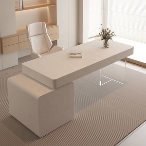 Banco DE TRABAJO modular de lujo en forma de L Escritorio de oficina Boss de administración de hogar móvil fuerte con diseño moderno de fácil montaje - Product Image 2